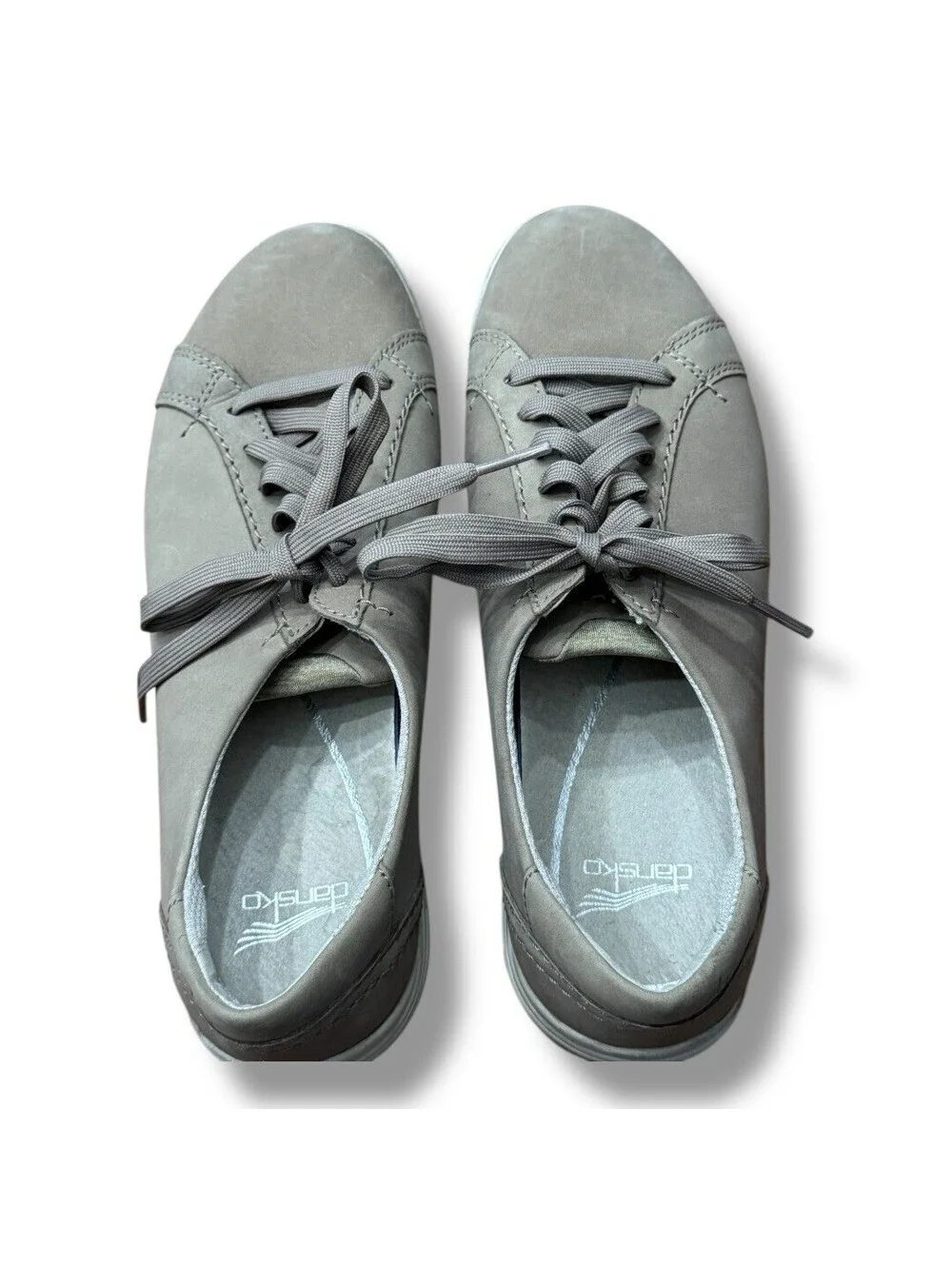 Dansko Leela Sneaker Taupe Brown Nubuck Comfy Athletic Shoe Women’s EU 39 US 8.5